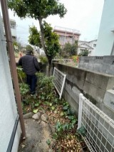 木や草などを除去致しました。