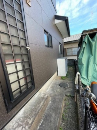 外　Before